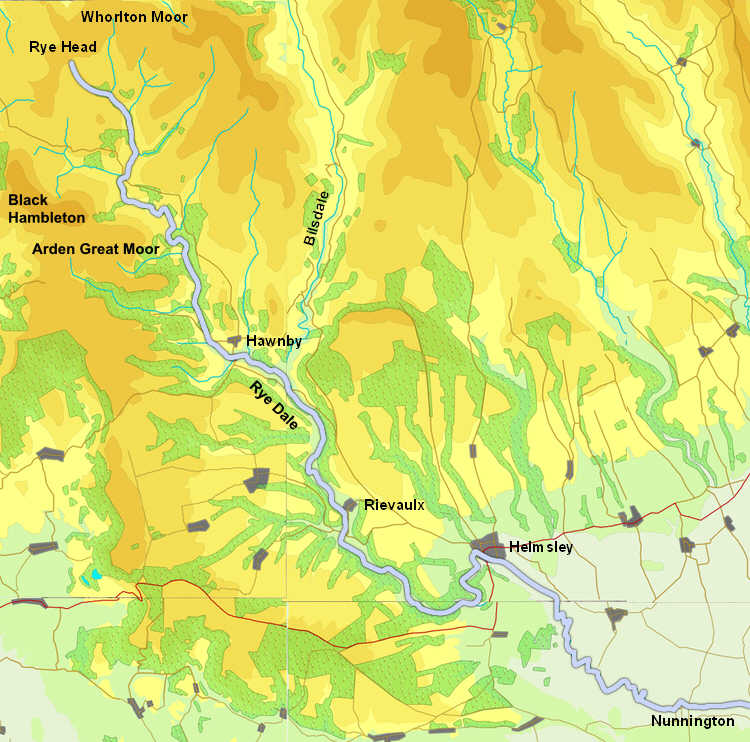 Course of the River Rye