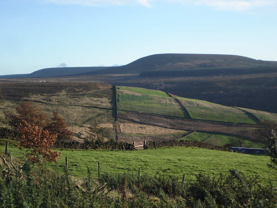 Black Hambleton seen across Oak Dale. 