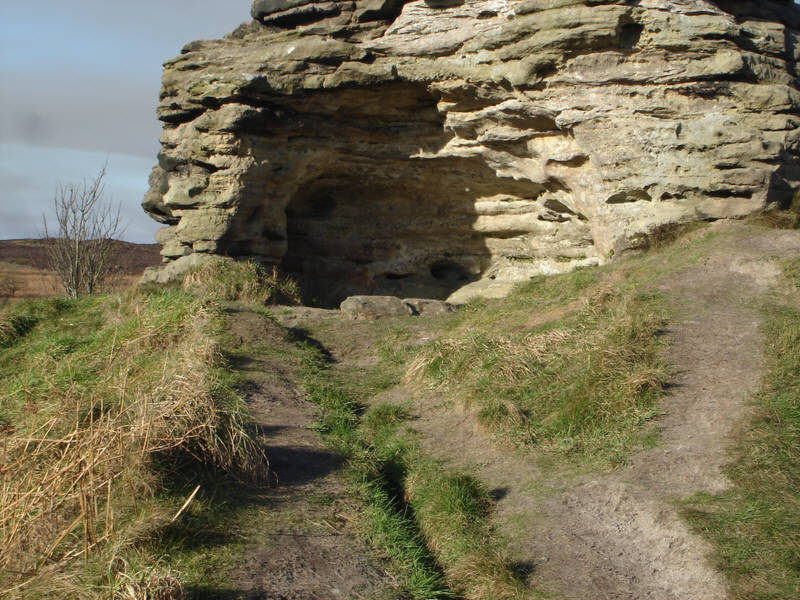 A Cave in a Bridestone
