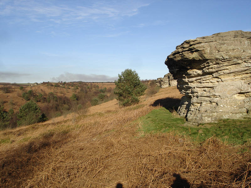 A view along the Low Bridestones