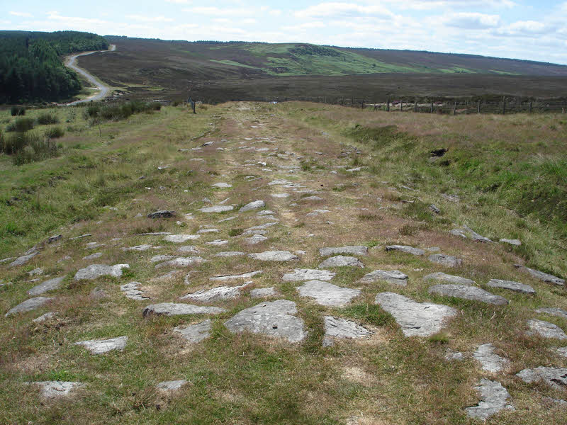 South End of Wheeldale Roman Road 
